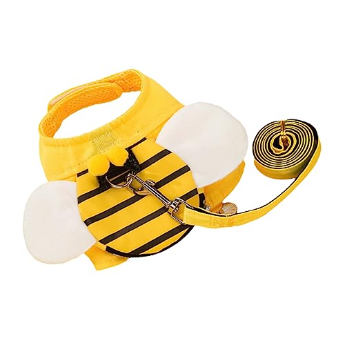 minkissy 4 Sets Hundeleine, atmungsaktive Hundeweste, Hunde-Trainingsgeschirr, Hautband für Kleidung, Mädchen, Camisole für mittelgroße Hunde, atmungsaktiv, Haustier-Mieder, Hunderock, Welpennetz von minkissy