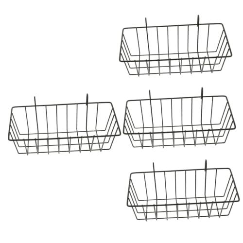 minkissy 4 Stück Kaninchen Heuraufe Hasenzubehör Futterhäuschen Für Kaninchen Hasenfutterspender Futterstelle Für Kaninchen Zubehör Für Meerschweinchen Gestell Haushalt Regal Schmiedeeisen von minkissy