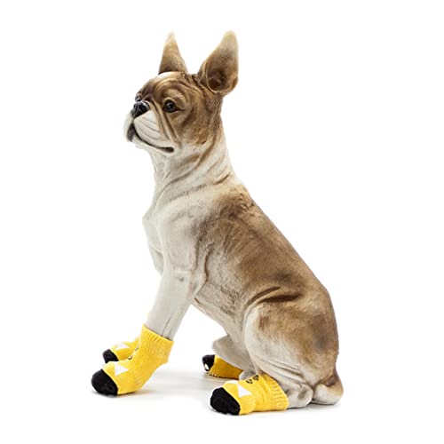 minkissy 4 Stück Sockenschuhe Haustier Socken -Hund Hundepfote von minkissy