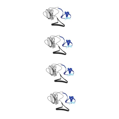 minkissy 4 Stücke Set Vogel Ausbildung Seil Papagei Leine Robust Fly Zug Leine Set Für Vögel von minkissy