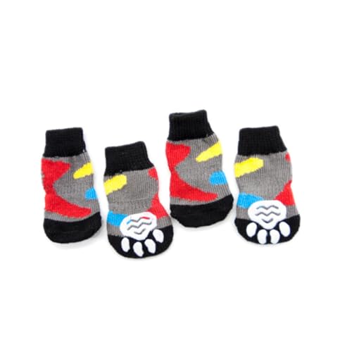 minkissy 4-teiliges Set Sockenschuhe Hundesocken Hündchen Haustier von minkissy