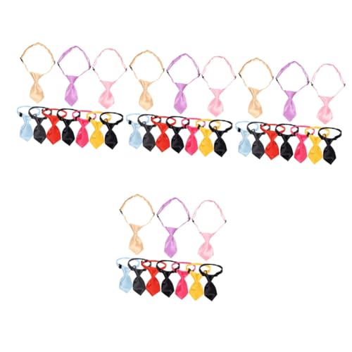 minkissy 40 Stück Halsband Schönheit Krawatte Outfits für Kinder Welpen Kostüm für Kinder Kätzchen Zubehör Weihnachten Fliege für Hunde Hund Fliege Hund Weihnachten Fliege Hund Geschenke Hund Krawatte von minkissy