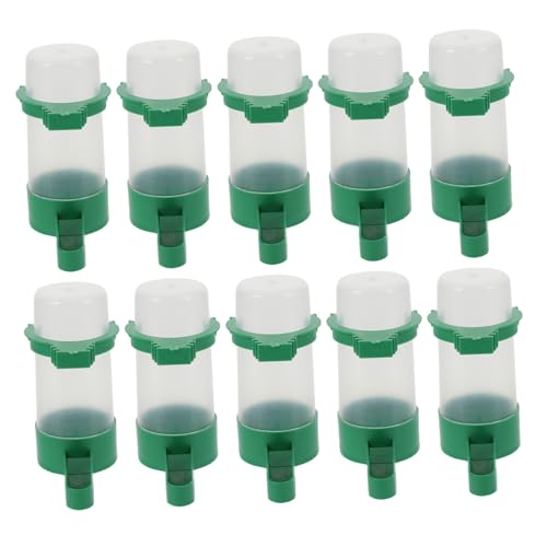 minkissy 40 pcs bird waterer automatic water feeder Bird Self Drinker squirrel feeder bird feeder pole bunny drinker feeder parrot water bottle water dispenser drinking fountain plastic von minkissy