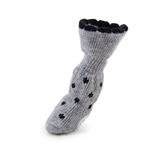 minkissy 4pcs Doggie Socken Haustier Baumwolle Socken Hund Socken Katze Socken Rutschfeste Haustier Socken von minkissy