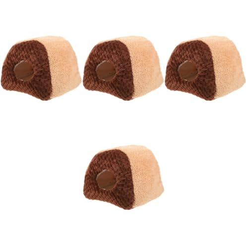 minkissy 4pcs Hamster Baumwolle Nest Hängematte Haustier Bett Kuschelsack Kleintier Hängematte Kleine Hamster Bett Frettchen Spielzeug Chinchilla Meerschweinchen Lebensraum Frettchen Hängematte Plüsch von minkissy