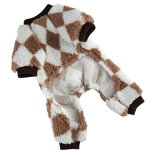 minkissy 4pcs Kleidung für Haustiere Winterkleidung für kleine Hunde Hund Winterkleidung Dalmatiner Kostüm für Hunde Hund Overall Shirt Katze Nachtwäsche Hund Versorgung Geschenk Polyester Herbst und von minkissy