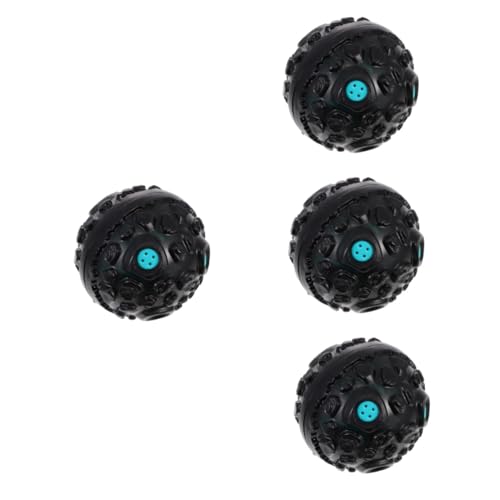minkissy 4pcs meteorite sound ball pet sounding toy cat catnip toy dog biting toy dog teething toys interactive dogs toys plushes bidoof plush Dog Toy for Small Dogs emulsion pet supplies von minkissy
