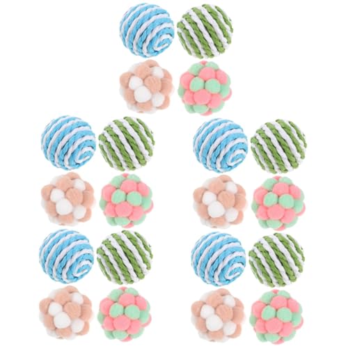 minkissy 5 Sets Katzenspielzeug Ball Bälle für Katzen Boden Bewegende Katzenspielzeuge Katzenbälle Kratzball für Katze Haustier Kratzball Katzenminze Stofftier Katze Kratzball Glockenball Sisalball minkissy 5 Sets Katzenspielzeug Ball Bälle für Katzen Boden Bewegende Katzenspielzeuge Katzenbälle Kratzball für Katze Haustier Kratzball Katzenminze Stofftier Katze Kratzball Glockenball Sisalball von minkissy