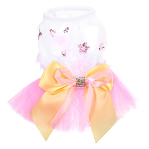 minkissy 5St Hund Prinzessin Kleid Mädchenkostüme Hundebekleidung Rock Pullover Kleider lustiges hundekleid Haustierbedarf für den Sommer Krawatte Prinzessinenkleid Sommerkleid Polyester von minkissy