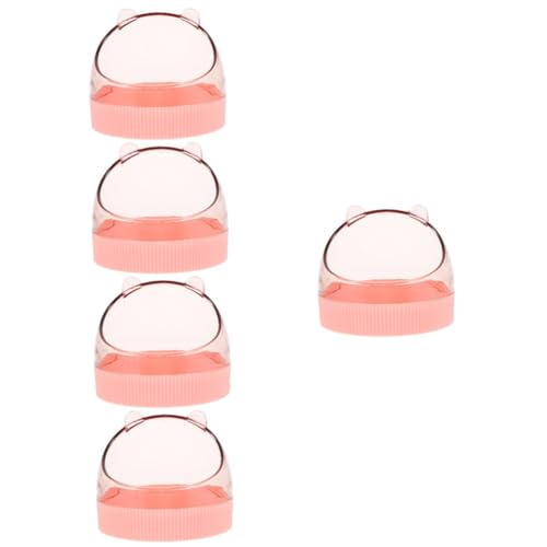 minkissy 5pcs small animal feeding bowl pet accessories pet water bowl rabbit water bowl rabbit accessories guinea pig food bowl dwarf hamster accessories guinea pig bowl rat supplies cage von minkissy