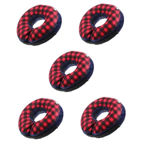 minkissy 5st Elisabeth Kragen Donut-Halsband Für Hunde Kegelhalsband Für Hunde Hundekegel Für Mittelgroße Hunde Hund Nach Op Weicher Hundekegel Katze PVC Gemütlich von minkissy