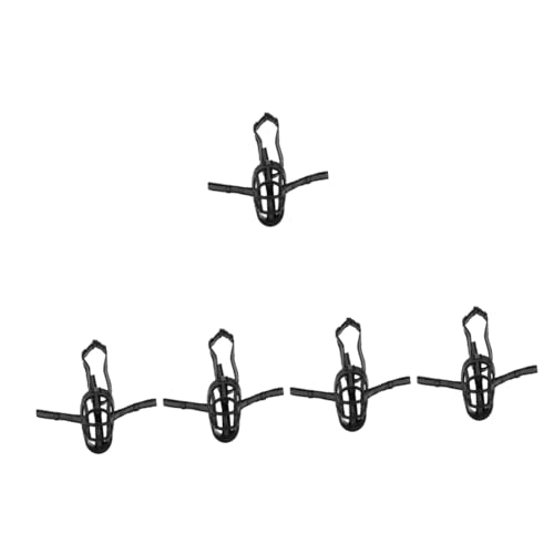 minkissy 5st Schnauze Ultra Maulkorb Für Hunde Maschen-Bulldoggen-maulkorb Hundemaulkorb Verhindert Das Kauen Anti-Biss-Abdeckung Haustiermaske Maulkorb Für Haustiere TPR Sanft von minkissy