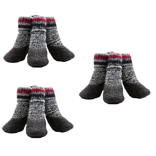 minkissy 6 Paar Für Outdoor- Hundesocken Für Große rutschfeste Hundesocken Hundesocken Für Kleine Hundegriff-Welpensocken rutschfeste Hundesocken von minkissy