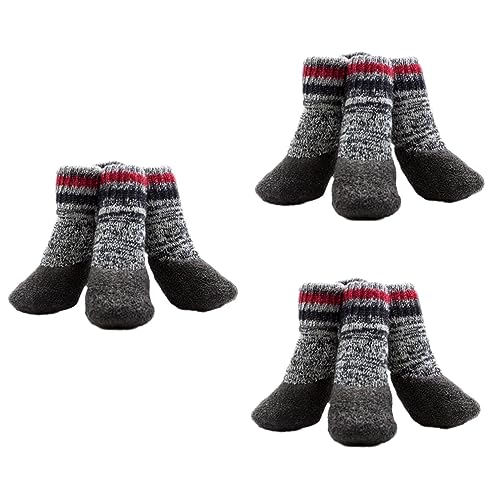 minkissy 6 Paar Sohlenschutz Haustiersocken rutschfeste Hundesocken Hundesocken Für Kleine Mittelgroße Und Große rutschfeste Hundesocken Hundesocken Für Hartholz von minkissy