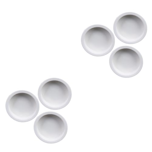 minkissy 6 Pcs Pet Spider Bowl Reptile Feeding Bowl reptile supplies ceramic pet bowl reptiles Spider Water Feeder pet ceramic bowl reptisoil reptile terrariums reptichip sucker crawl white von minkissy