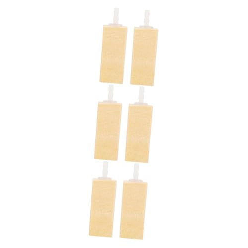 minkissy 6 STK Eiweißabschäumer Aquarium Aus Holz Für Aquarien Luftfilter Diffusor Aus Holz Schwamm Diffusor Nano- -Stein Skimmer Für Aquarien Protein Dekorationen Hölzern von minkissy