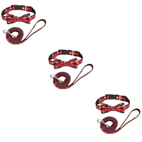minkissy 6 pcs pet christmas set Training Lead Leashes christmas dog collar walking lead leash dog collar with bow Puppy Xmas Collar puppy kit Christmas Pet Supplies Bibs adjustable minkissy 6 pcs pet christmas set Training Lead Leashes christmas dog collar walking lead leash dog collar with bow Puppy Xmas Collar puppy kit Christmas Pet Supplies Bibs adjustable von minkissy