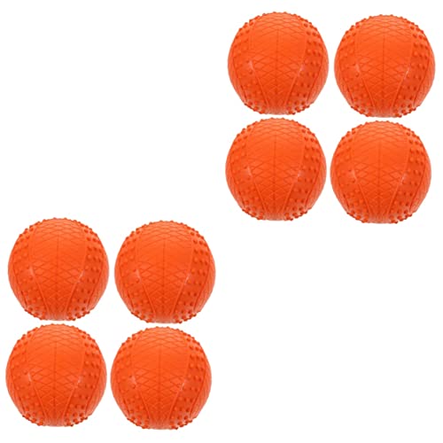 minkissy 8 STK Hundeball aus Gummi Kauball für Haustiere Kauspielzeug für kleine Welpen Gummibälle Spielzeuge Apportierspielzeug für Hunde Backenzahnkugeln für Hunde tragbar Kleiner Ball von minkissy