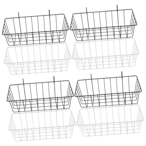 minkissy 8 STK Kaninchen Heuraufe Kaninchenfutter Zum Aufhängen Hasenzubehör Futterstelle Für Kaninchen Zubehör Für Meerschweinchen Hasenfutterspender Wandbehang Schmiedeeisen Hamster von minkissy