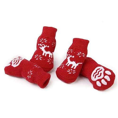 minkissy 8st Sockenschuhe Flauschige Socken Der Hund Bettsocken von minkissy