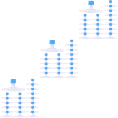 minkissy 90 STK Direktes Luftventil für Aquarien Luftregler Luftarmaturen T-förmiges Airline-Ventil Airline-Schläuche t-förmiges Steuerventil T-förmiger Aquarienregler Regelventile durch von minkissy