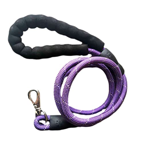 minkissy Abschleppgurte hundegurt hundelaufband hundeseile Hunde Gurt Dog Lead keilriemen reflektierend Leine Zubehör Kordelzug Gürtel Violett Haustierzubehör von minkissy