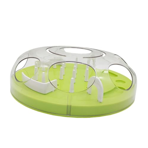 minkissy Anti-erstickungsspielzeug Für Katzen Katze Hund Labyrinth Feeder Pet-Design-schüssel Katzen-Labyrinth-Feeder Mini-katzenfutterautomat Kauspielzeug Anti-ersticken Abs Katzenzubehör von minkissy