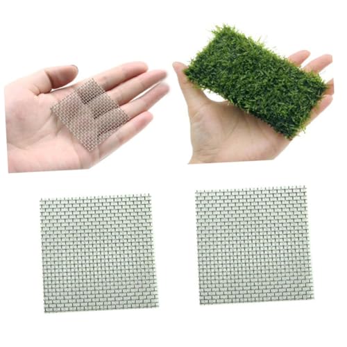 minkissy Aquariumzubehör 2 Stück 8 8 edelstahlgewebe Stainless Steel net Fisch Aquarium Dekoration Mesh-Moos Moosgitter von minkissy