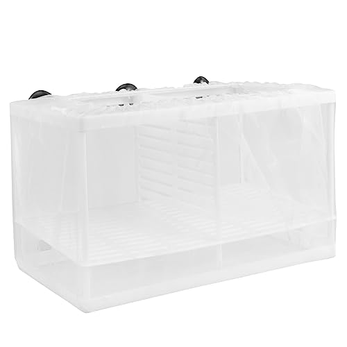 Box Luke Net Box Plastic Dividers Plastic Fish Bowls Betta Fish Tank Plastic Fish Tank Aquarium Fish Fish Case Network White Large Breeding Tank von minkissy