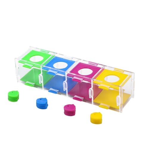 minkissy Box Vogel Futtersuche Spielzeug Vogel Training Spielzeug Vogel Spielplatz Vogel Geschirr Papagei Schreibtisch Spielzeug Sittich Fuß Spielzeug Papagei Spielen Spielzeug Papagei Spielzeug von minkissy