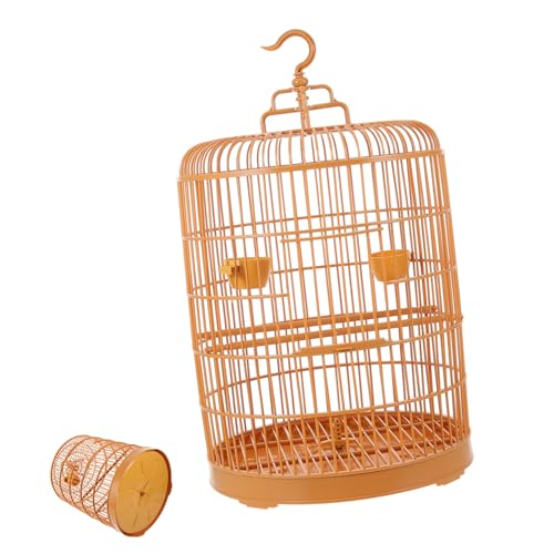 minkissy Dekor Vintage Vogelkäfig Hängender Käfig Für Vögel Hängender Käfig Für Kleine Tiere Vogelkäfig Vogelkäfig Für Außenkäfig Ornament Hängende Vogelkäfigkombination Das Vogelnest Aus von minkissy