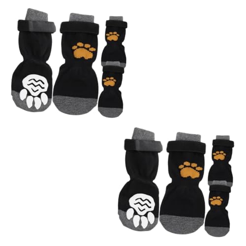 minkissy Eine Armatur 8 STK Haustier Hund Socken Sockenschuhe Haustierzubehör Hündchen Baumwolle Welpenzubehör von minkissy