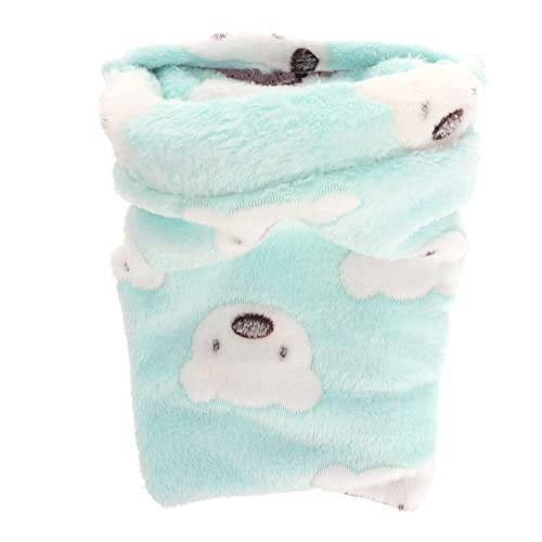 minkissy Fleece-Schlafsack Haustierzubehör Plüschhase meerschweinchen Bett Meerschweinchenbett meerschweinchen versteck schlafendes Nest Hängematte Hamsterhaus Flauschige von minkissy