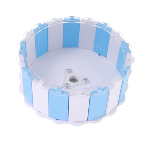 minkissy Hamster-Laufrad, Spielzeug, Mausrad, großes Hamsterrad, leises Hamsterrad, kompaktes Rattenrad, kleines Igelrad, Kleintierlaufmaschine, Läufer, Meerschweinchen, PVC von minkissy