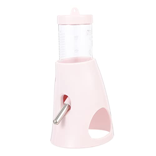 minkissy Hamster Wasserflasche Hamster Trinkflasche Hamster Wasserspender Meerschweinchen Wasserflasche Vertikale Hamster Waterer Hamster Hängende Wasserflasche Hamster Tank Futternapf Tier PP von minkissy