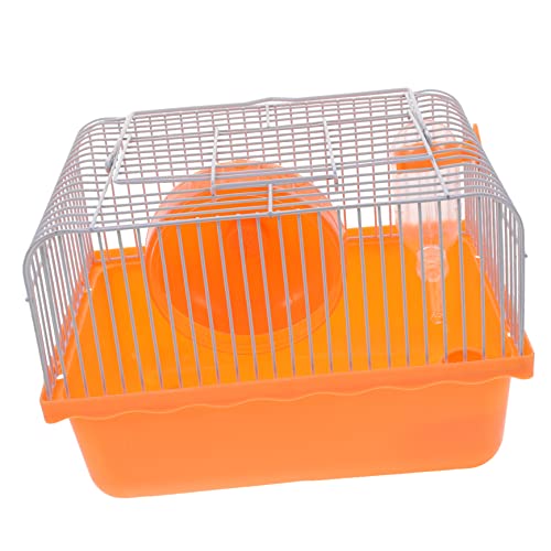 minkissy Hamsterkäfig Tragbarer Laufstall Für Haustiere Zubehör Für Meerschweinchen Hamster-Reiseträger Haustierträger Käfig Für Draußen Spielzeug Kleintierträger von minkissy