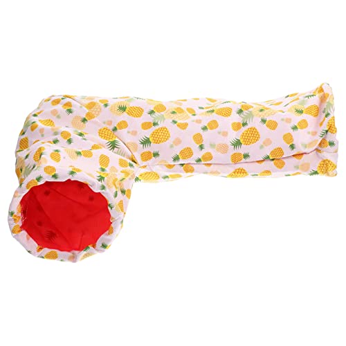 minkissy Tunnel Meerschweinchen Zusammenklappbarer Hamster Spieltunnel Kleintierversteck Haustier Hamsterkanal Spielzeug Frettchen Winter Polyester von minkissy