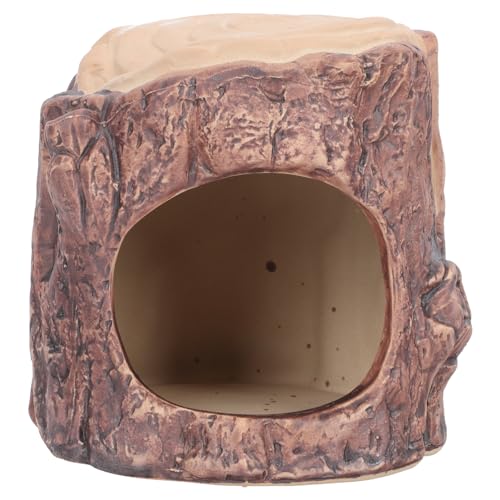 minkissy Hamsternest Aus Keramik Hamster Versteck Keramik Hamster Schlafnest Keramik Hamster Zu Hause Kleintierlebensraum Hamster Versteck Spielzeug Schlafendes Nest Haustier von minkissy