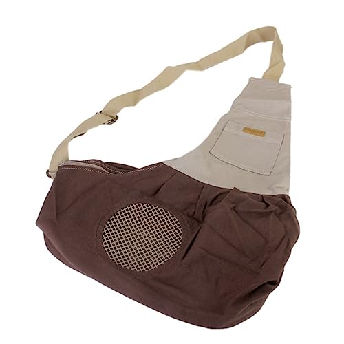 minkissy Haustier Tragetasche Haustier Sling Bag Tiny Canvas Umhängetasche Haustier Umhängetasche Kleine Hund Canvas Tasche von minkissy