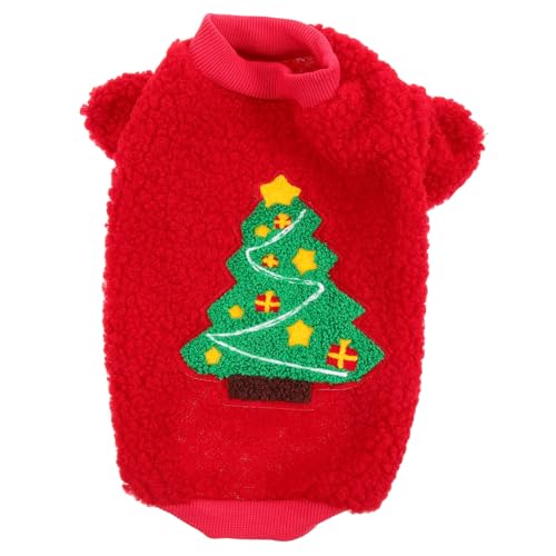 minkissy Haustier Weihnachtskleid Entzückende Haustierkleidung Urlaub Haustierkleidung Weihnachtsfeier Hundekostüm Katzen-weihnachtsoutfits Welpen-Hoodie Warm Halten Vlies Jacke Mit Hut von minkissy