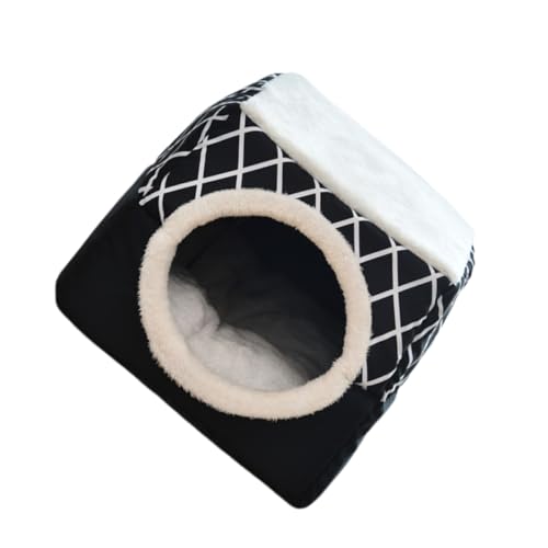 minkissy Haustierbett Haus Kauen Hundebett Katze Heizkissen Hundebox Pads Hundesofa Hund Heizkissen Hundehütte Pads Kätzchen Bett Scat Matte für Katzen Matten für Hunde Katzensofa Warm halten von minkissy