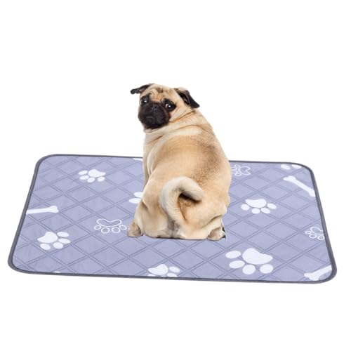 minkissy Haustiermatte Hundetrainingsmatte Wiederverwendbare Hundepipimatte hundebett matten Pet Pee Pads Trainingsunterlage für Haustiere Hündchen Hund PIPI Pad Matratze Urin-Pad Polyester von minkissy