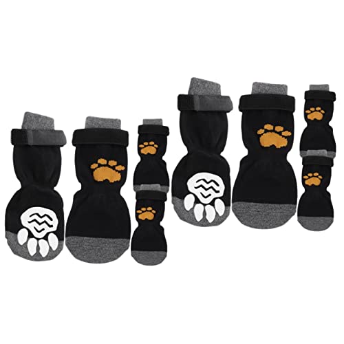 minkissy Haustiersocken für Hunde, Pfotenschutz, Welpensocken, Haustier-Schutzsocken, Welpenstrumpf, Füllung, Haustierstiefel für Hunde, rutschfeste Hundestiefel, eine Beschläge, Hundepfote, kleine von minkissy