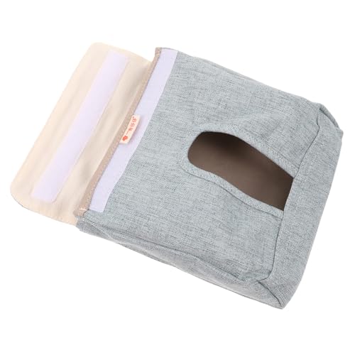 minkissy Heuspender Aufbewahrungstasche Heu Feeder Bag Feeder Bag für Kaninchen Fütterung Heu für Kaninchen Kaninchen Hängende Grasbeutel Meerschweinchen Spielzeug Gras Futterspender Tasche Tuch von minkissy