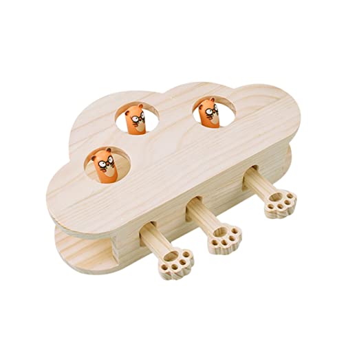 minkissy Holzspielzeug Katzenmäuse Spielzeug Welpenspielzeug Spielzeug für Kätzchen Haustier Spielzeug Puzzle Spielzeug Lernspielzeug Figetsss Spielzeug Kleine Hunde Spielzeug Spielzeug Spielzeug für von minkissy