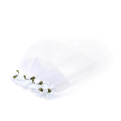 minkissy Hundehochzeit Kopfschmuck Hundekopfschmuck für Hochzeitsfotos Hundekopfschmuck mit Spitzenapplikationen kleines Haustier Kopfbedeckung Hündchen Braut Clip Weiß minkissy Hundehochzeit Kopfschmuck Hundekopfschmuck für Hochzeitsfotos Hundekopfschmuck mit Spitzenapplikationen kleines Haustier Kopfbedeckung Hündchen Braut Clip Weiß von minkissy