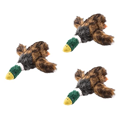 minkissy Hundespielzeug Furret Dog Sound Toys Quietschende Ente Spielzeug Chimmy Plüsch Interaktives Hund Molar Spielzeug Stofftiere Quietschspielzeug Plüsch Hundefutter Spielzeug Große Hunde von minkissy