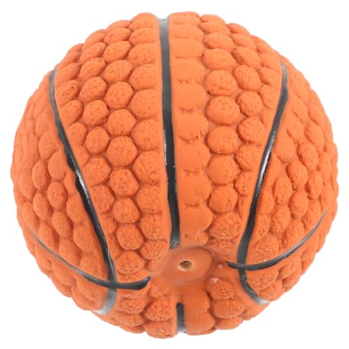 minkissy Hundespielzeugball Hundebälle Interessantes Molares Spielzeug Quietschendes Welpenspielzeug Lustiger Fußball Für Hunde Spielzeug Für Haustiere Gummi Hündchen Kleiner Hund von minkissy