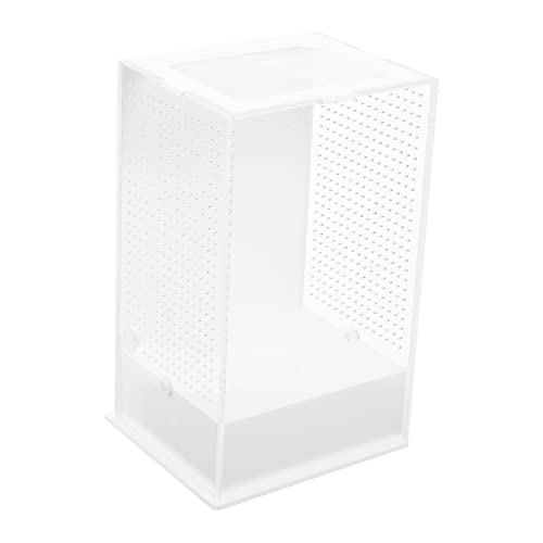 minkissy Reptil Fütterung Box Feeder Belüftung Löcher Spinne Terrarium Pet Display Container von minkissy