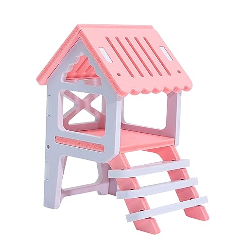 minkissy Kaninchen Klettern Spielzeug Kleintiere Haus Hamster Klettern Spielzeug Meerschweinchen Haus Kleine Tiere Spielzeug Igel Haus Häschen Spielzeug Hamsterhaus Bambus Meerschweinchen Nest von minkissy